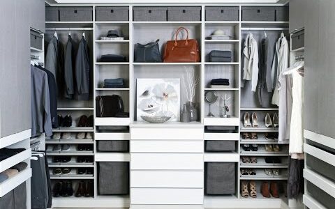 The storage cabinet for clothes and accessories