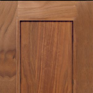 Close-up view of S123 ELMHURST wooden cabinet doors with visible grain patterns.