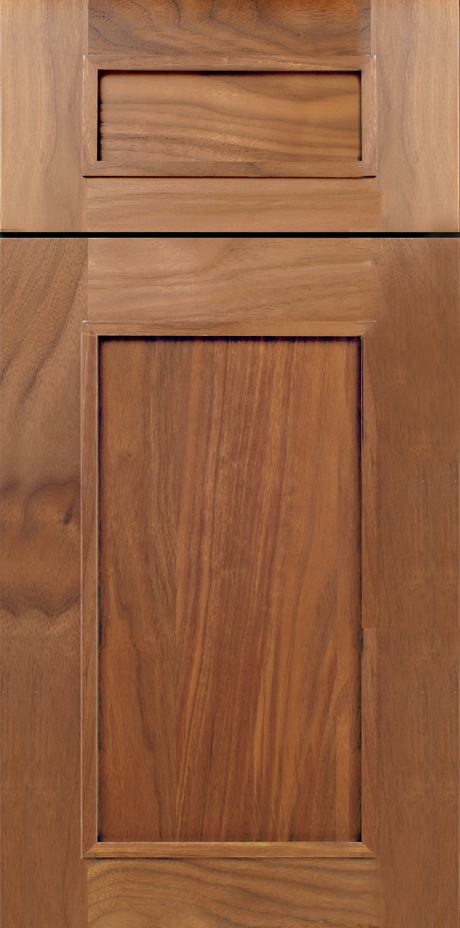 Close-up view of S123 ELMHURST wooden cabinet doors with visible grain patterns.