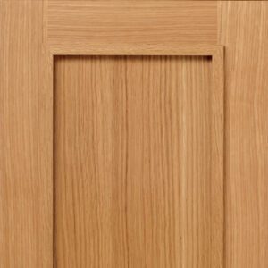 S121 PRAIRIE cabinet door with a recessed panel and horizontal handles.