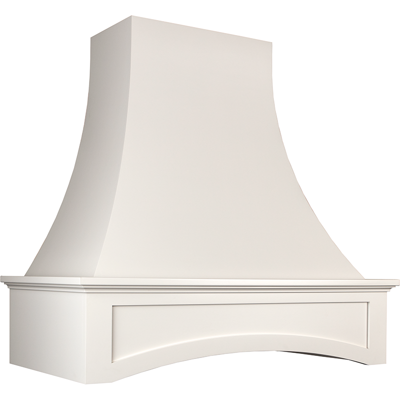 EDP2 ARCHED PANEL BASE Range Hood by Nieto Wood Design