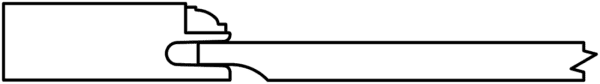 Technical drawing of an S130 HAVANA profile.