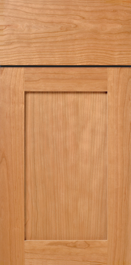 Close-up of a S100 UNITY cabinet door with a recessed panel design.