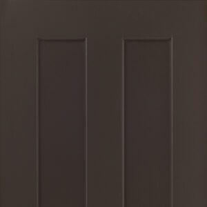 A dark brown, S104 LIVINGSTON front door.