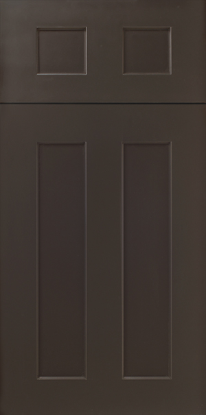 A dark brown, S104 LIVINGSTON front door.