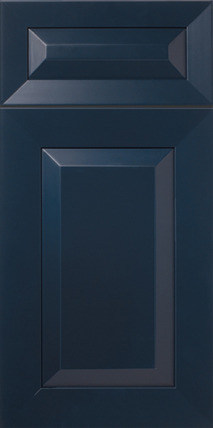 A close-up of a S109 PROXIMITY-colored, panelled door.