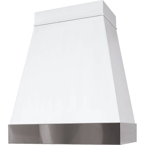 CSS with Stainless Baffle Base Wood Range Hood