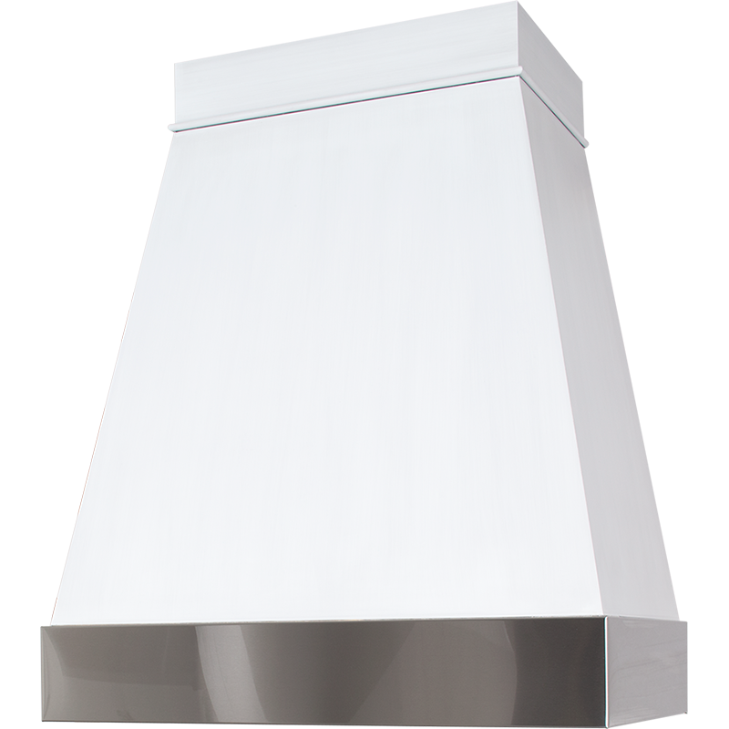 CSS with Stainless Baffle Base Wood Range Hood