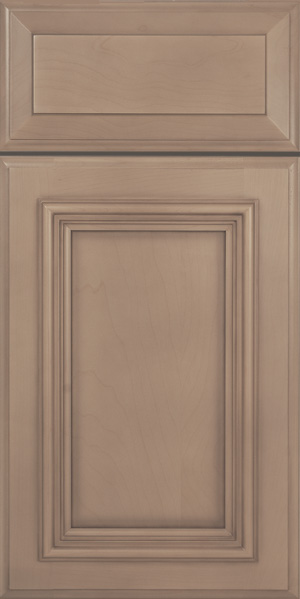 S536 BARNES cabinet door with a raised panel design.