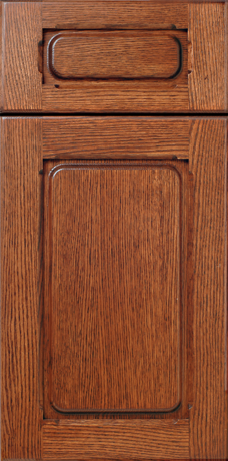 S182 MILLER cabinet door with a metal handle.