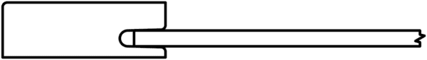 Black and white illustration of an S186 CORTEZ lying horizontally.