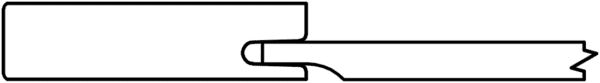 Outline of a S877 HIGHLAND flash drive.