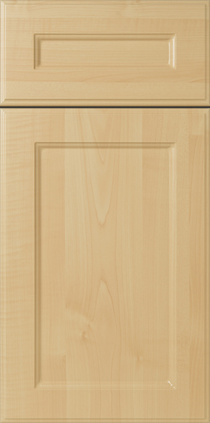 A close-up view of a S821 CONCORD cabinet door with a simple raised panel design.