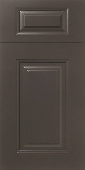 A close-up of a S841 RICHMOND panel door with two recessed rectangular sections.