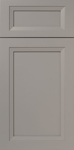 Grey S858 MASON door with two recessed panels.