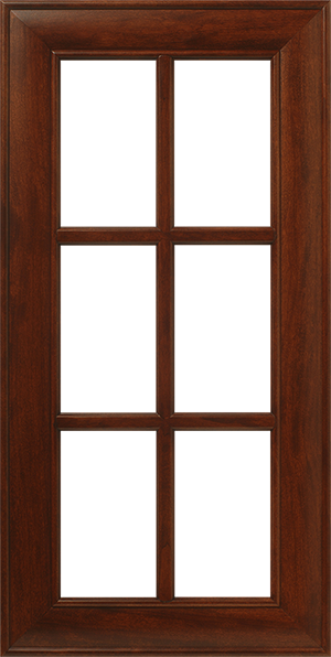 A S900 LP001 – 2 X 3 – 6 LITE door with six frosted glass panels.