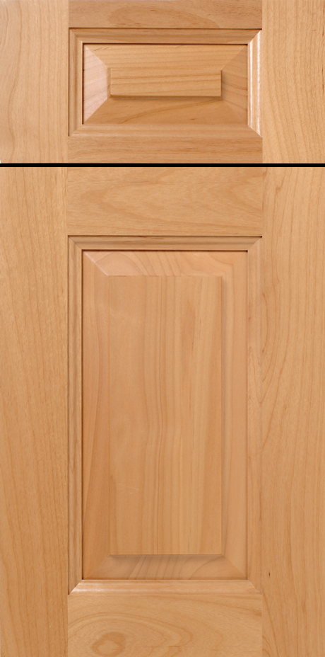 A wooden S205 TABERNACLE door with a raised panel design.