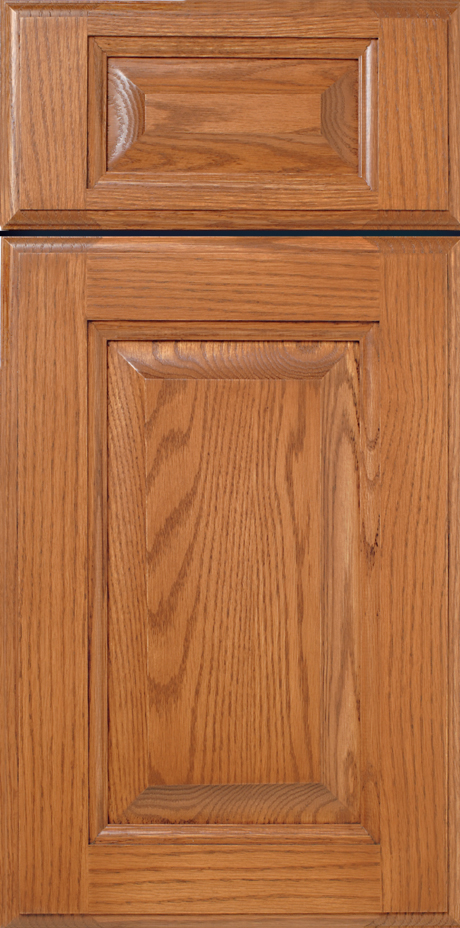 Wooden cabinet door with S217 BLOOMINGTON panel design.