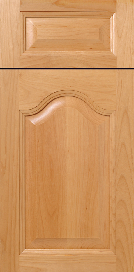 Close-up of a S228 ROSEBORO cabinet door with raised panel design.