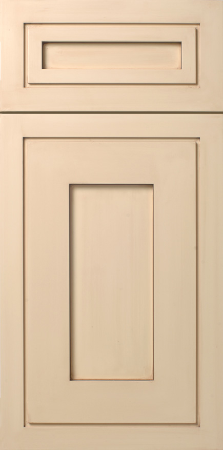 A close-up of a S588 DOLCETTO door with a rectangular panel design.