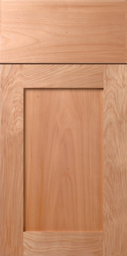 Close-up of a S587 INTEGRITY cabinet door with a recessed panel design.