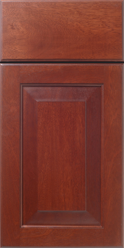 Wooden S575 LOYOLA cabinet door with a raised panel design.