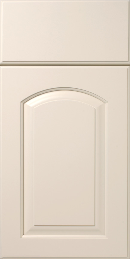 White panel door with a S571 MARQUETTE design.