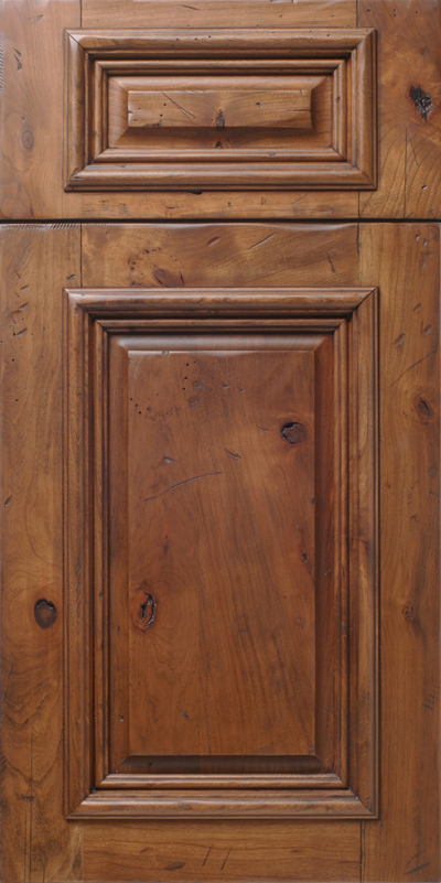 A S596 CRESCENTI door with rectangular panels and visible wear marks.