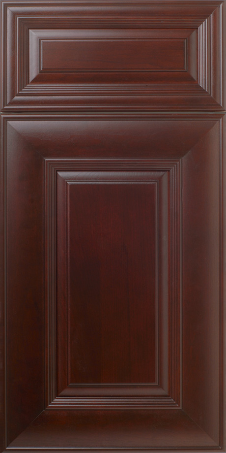 Close-up of a S626 MARQUEE panel door with raised rectangular molding.