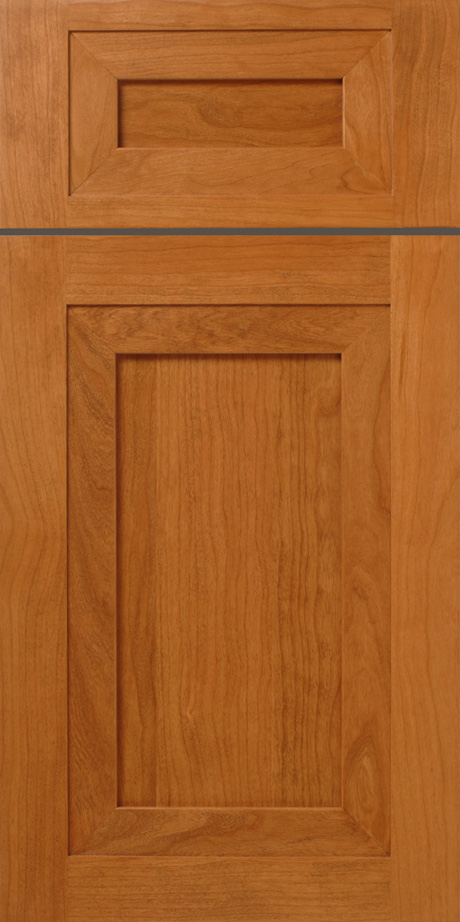 Close-up of a S615 CASTINE cabinet door with a raised panel design.