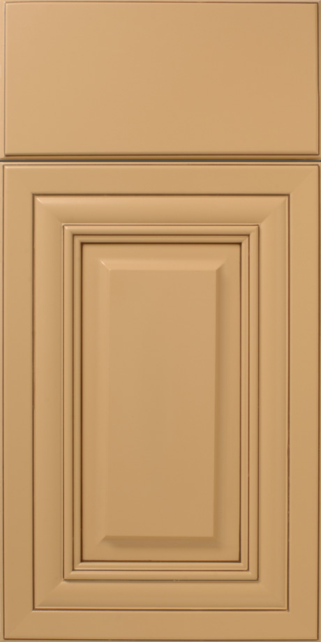 Beige wooden cabinet door with a recessed center panel S610 MORNINGSIDE.