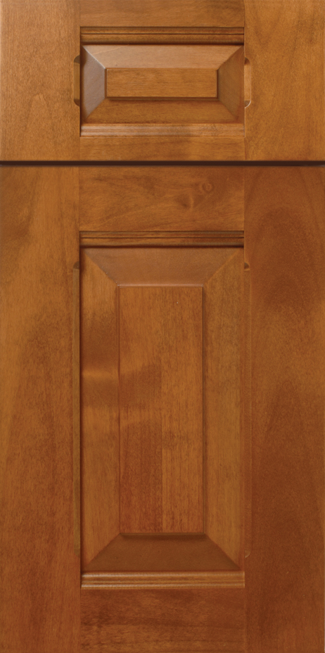 A close-up view of a S345 GLADWYNE cabinet door with a raised-panel design.