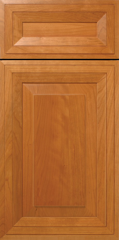 Wooden cabinet doors with a raised panel design from S350 INVERNESS.