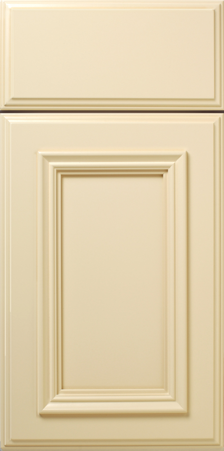 Close-up of a S367 HAMPTON cabinet door with a recessed panel design.