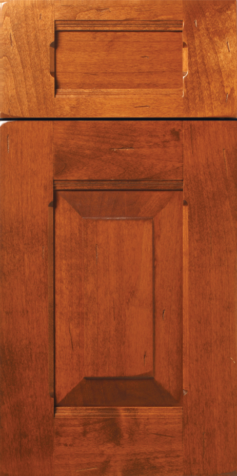 Close-up of S380 EL DORADO cabinet doors with visible wood grain.