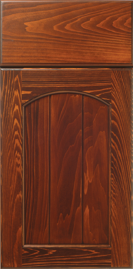 Elegant S381 DIXON cabinet door with rich grain patterns and panel design.