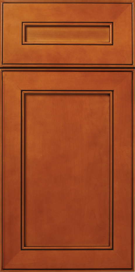 S435 FAIRFIELD cabinet door with a recessed panel and an upper drawer front.