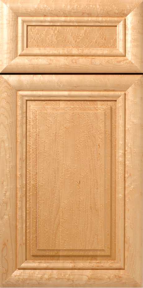 S439 TIBURON cabinet door with raised panel design and wood grain texture.