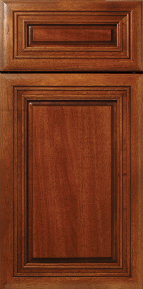 A close-up of a S440 PENINSULA cabinet door with detailed paneling.