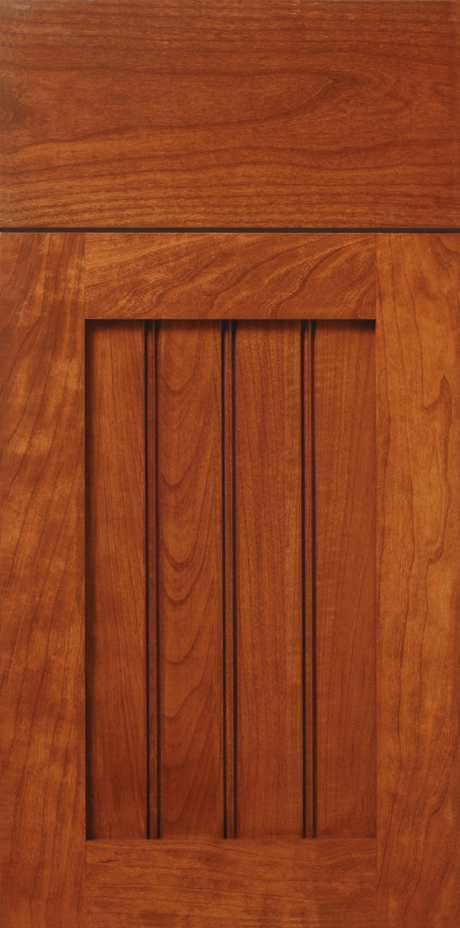 Close-up of a S448 NORMAN cabinet door with vertical paneling.