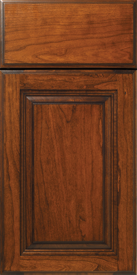 S506 BISHOP cabinet door with a raised panel design.