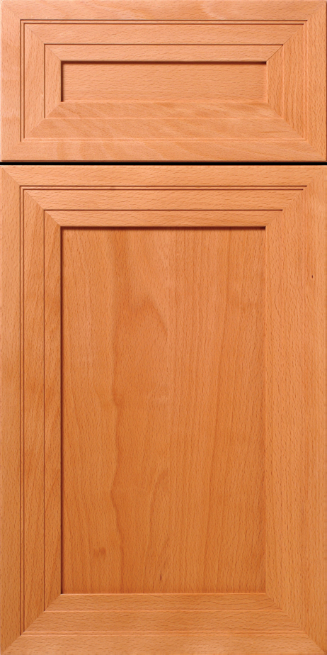 S511 STRAITS cabinet door with a recessed panel and a prominent wood grain pattern.