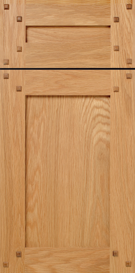 S176 ALLENTOWN cabinet door with visible hinges and handle slot.