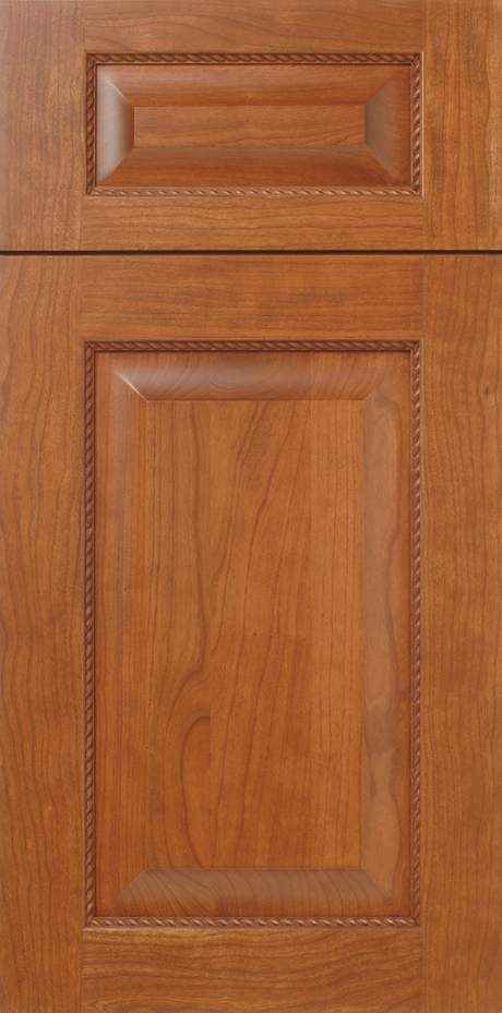 Wooden cabinet doors with S143 WESTOVER decorative paneling.