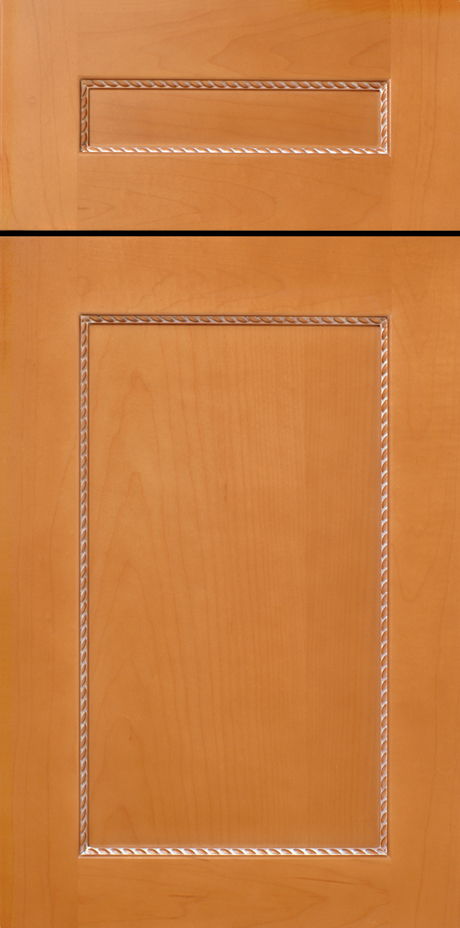 S144 AVALON cabinet door with decorative rope trim detailing.