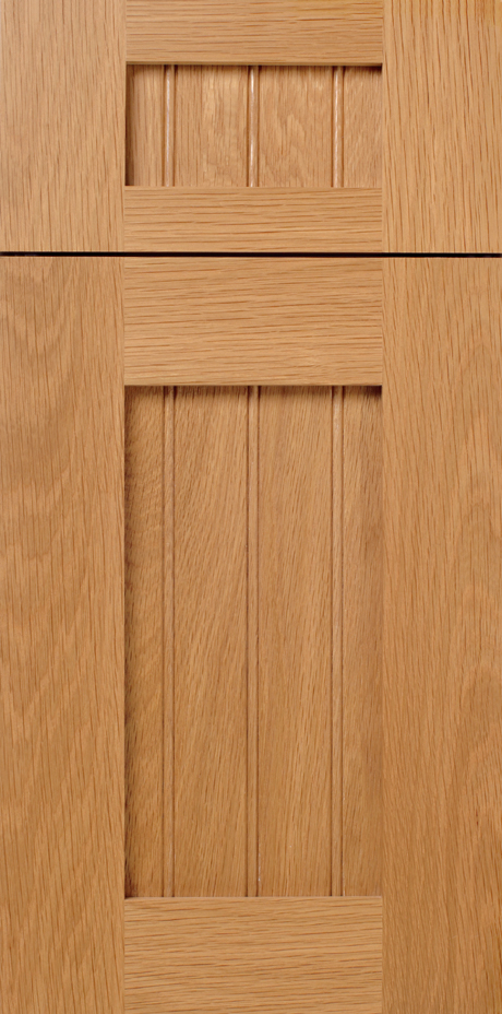 Close-up of a S154 TOWNSHIP panel door with a vertical grain pattern.