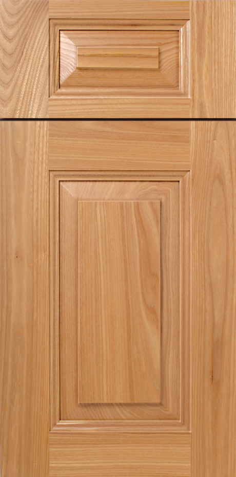 Close-up of a S157 SUMMIT cabinet door with a raised panel design.