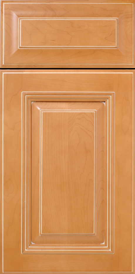 S164 STILLWATER cabinet door with a raised panel design.