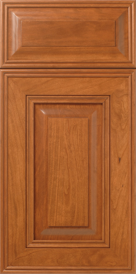 Wooden cabinet door with S167 WILLOWBROOK decorative panel design.