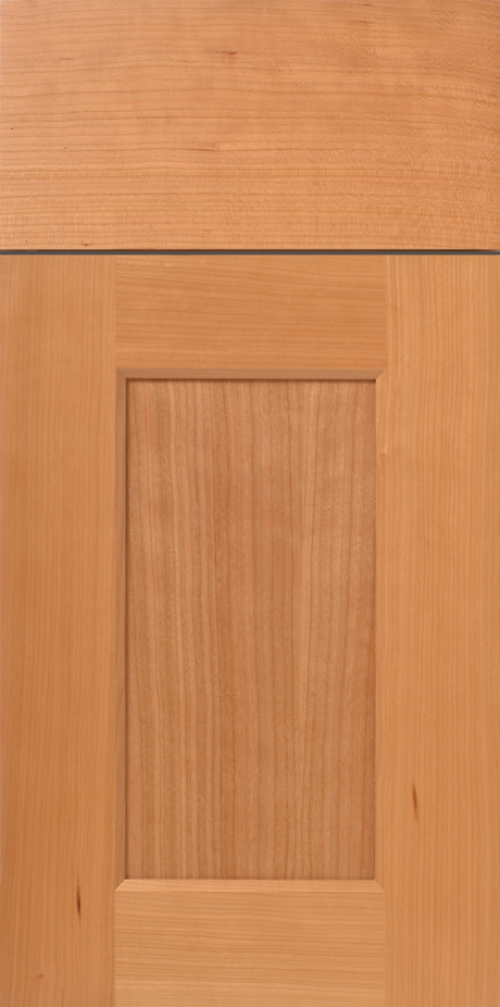 Close-up of a S640 AFTON cabinet door with a simple panel design.